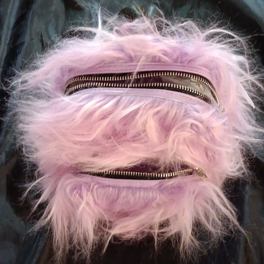 Lilac Furry Backpack (NWT)